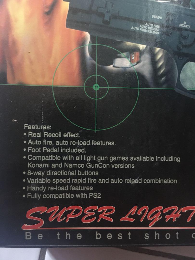 PS2 light gun controller, Video Gaming, Gaming Accessories, Controllers