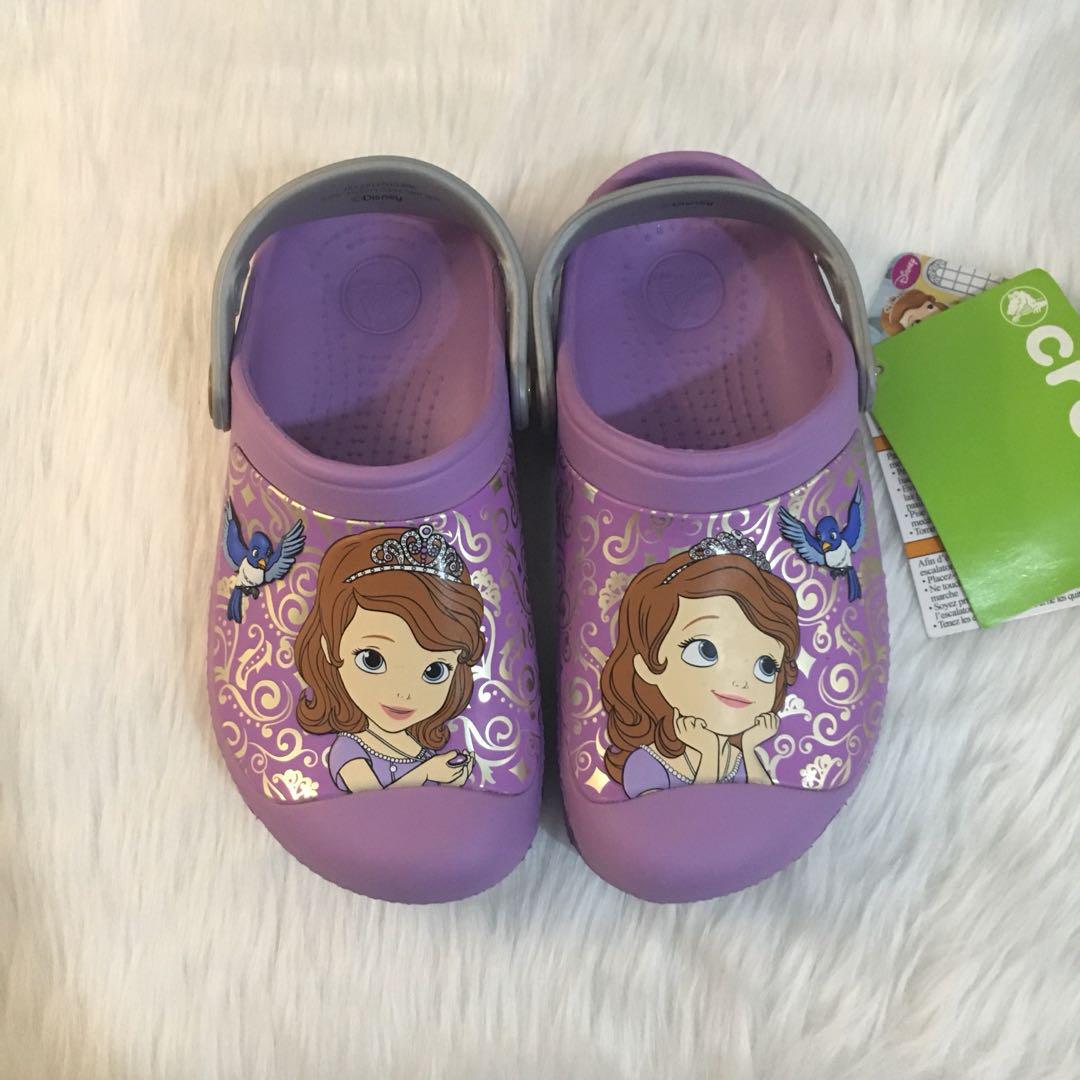 Sofia the first crocs best sale