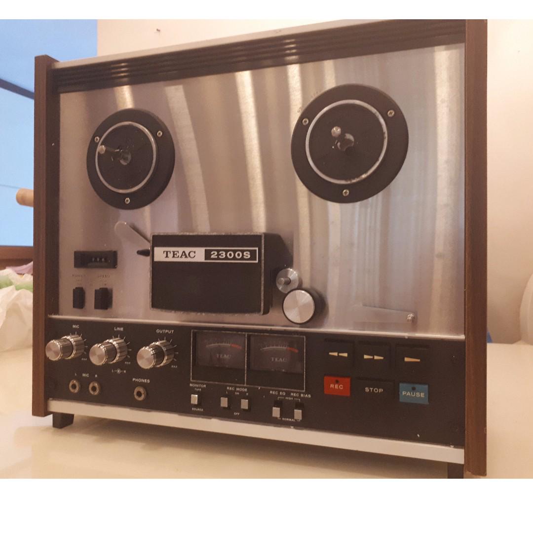 TEAC 2300S - STEREO REEL-TO-REEL TAPE DECK, Audio, Other Audio Equipment on  Carousell