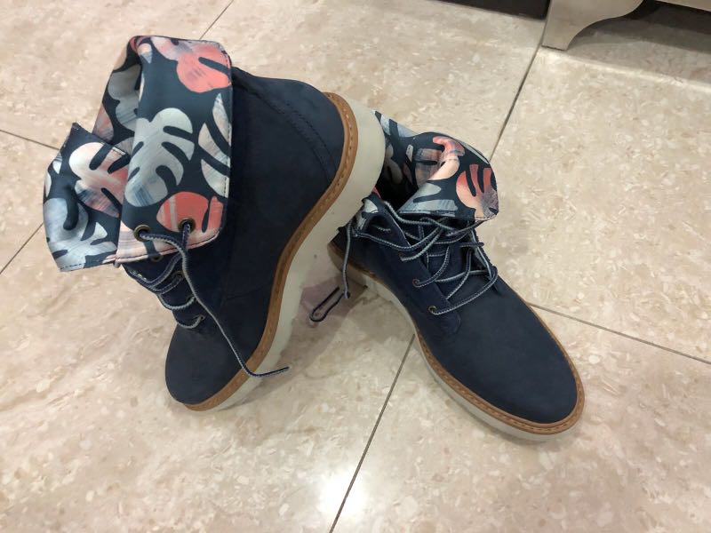 timberland roll top boots womens