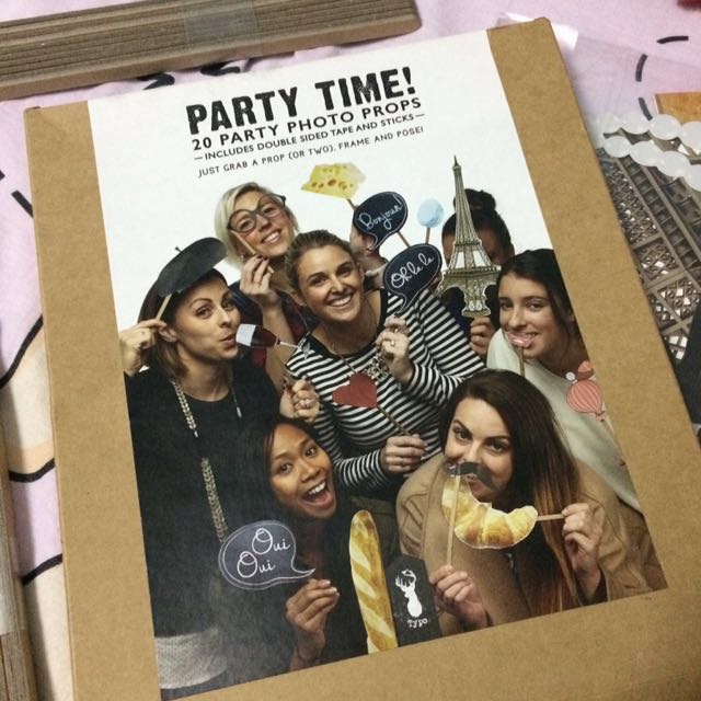 Typo Photo Booth Party Props, Hobbies & Toys, Stationery & Craft