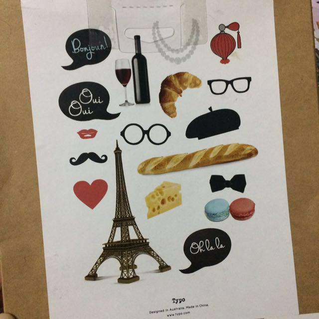 Typo Photo Booth Party Props, Hobbies & Toys, Stationery & Craft