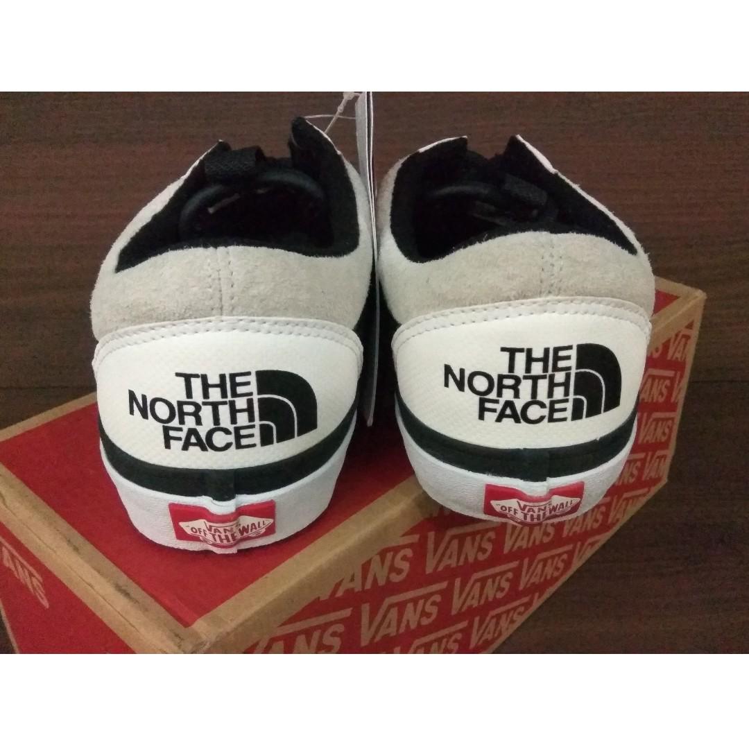 vans vault old skool mte dx x the north face white