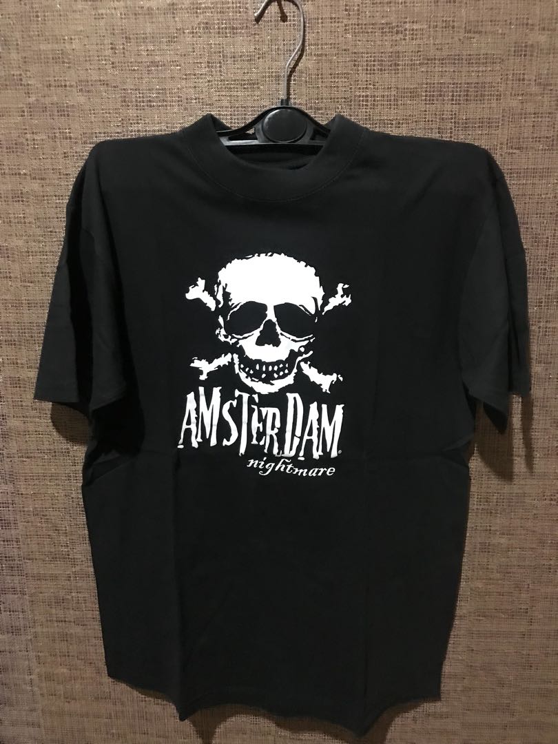 Your Basic Amsterdam T Shirt Baju Kaos Warna Hitam Mens Fashion