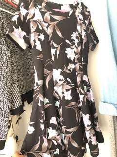 Floral flare dress