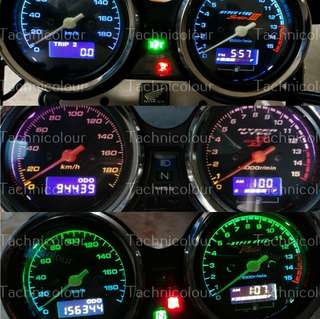 LCD Screen Repair Motorcycle Motorbike speedometer speedo Meter colour