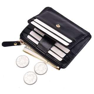 Casual leather ID /Card holder & coin purse