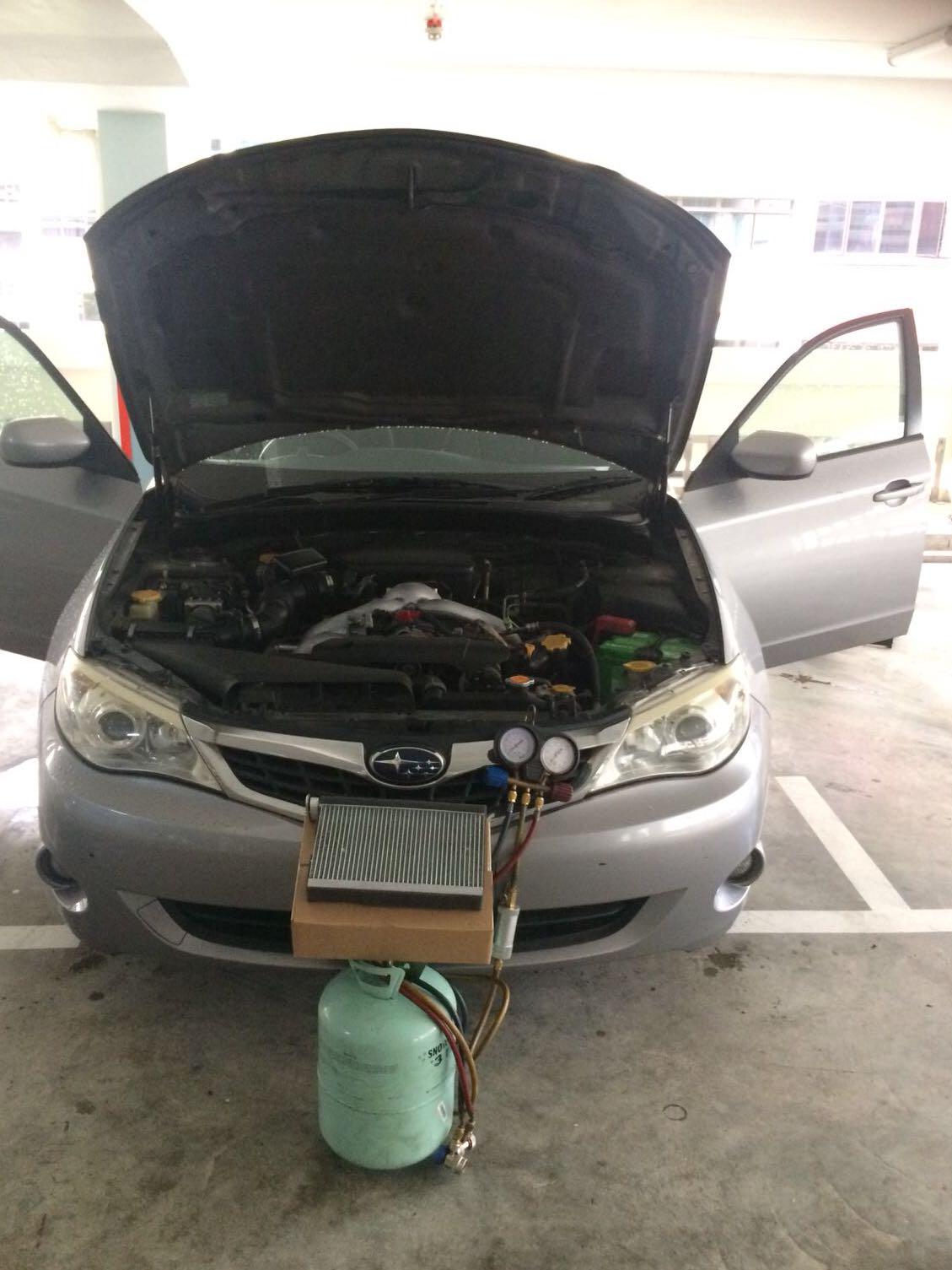Car Aircon Servicing And Battery Change Car Air Con Repair And