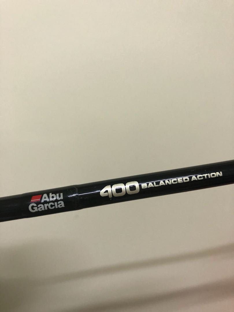 Abu garcia 400 balanced action rod clearance