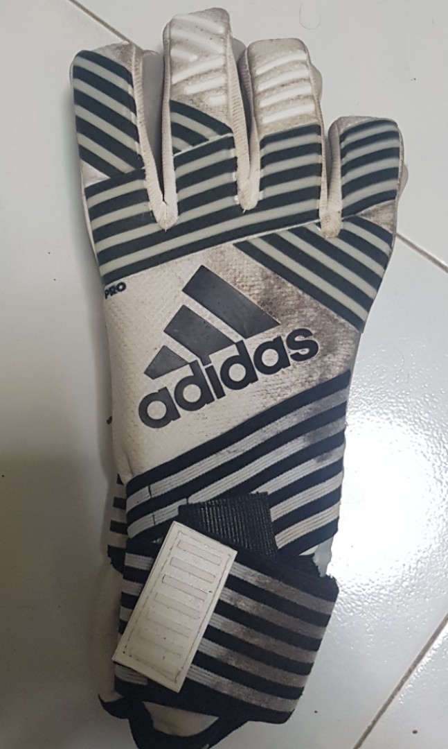 Adidas Trans Pro Goalkeeper Gloves, Sports Equipment, Sports & Games ...