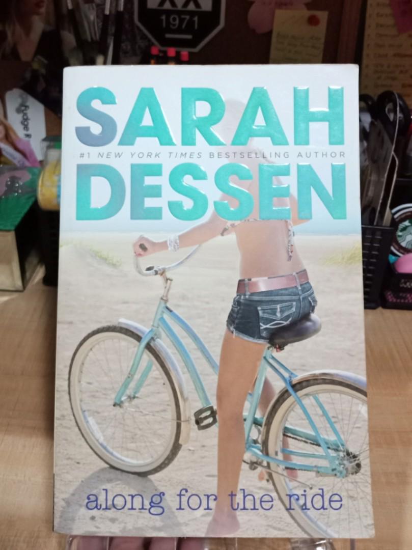 Along for the Ride by Sarah Dessen (Category: Storybooks) located in Kawit. Submitted by nicetea (Listing ID 176727155, Image 1). Description: Very good condition! Minor issues: 👉natural brown spotting on the sides from storage 👉has my name written inside #garagesale3.