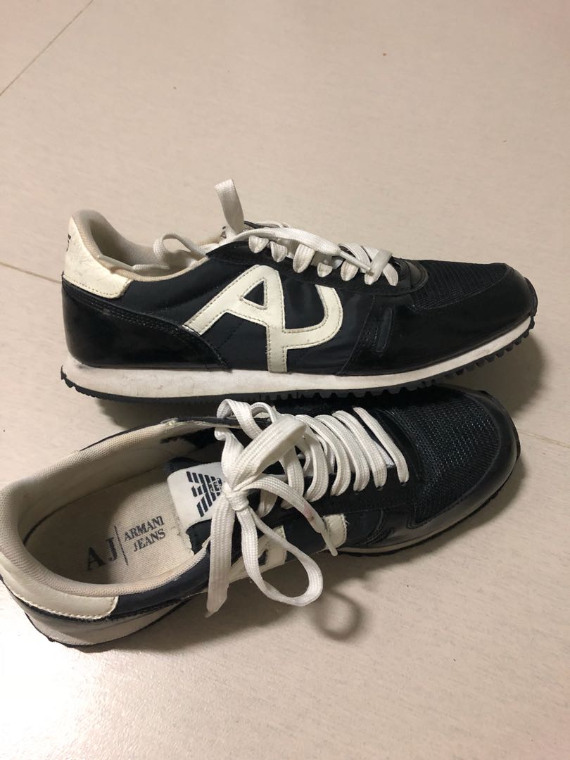 Armani Jeans Sneaker Men s Fashion Footwear Sneakers on Carousell