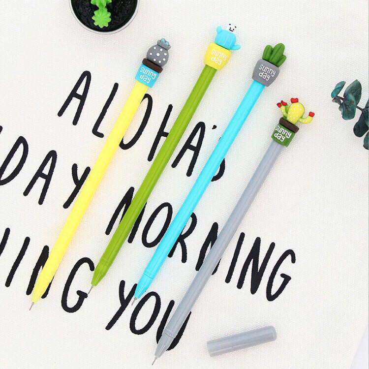 Cactus Ballpen (Category: Stationery & School Supplies) located in Manila. Submitted by scratch_ph (Listing ID 176684648, Image 2). Description: 0.5mm Black Ink 3 designs available.
