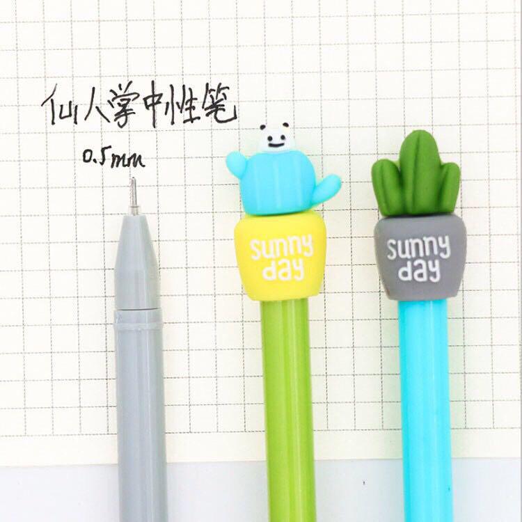 Cactus Ballpen (Category: Stationery & School Supplies) located in Manila. Submitted by scratch_ph (Listing ID 176684648, Image 3). Description: 0.5mm Black Ink 3 designs available.