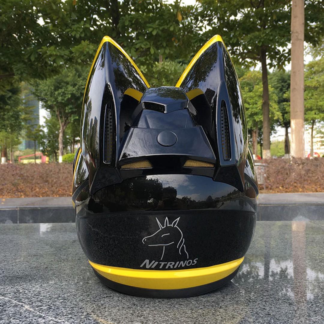 Anime Yellow Motorcycle Helmet | helmet