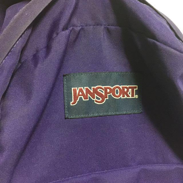 Dark purple jansport store backpack