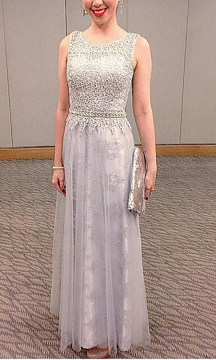 Silver dinner dress Clearance