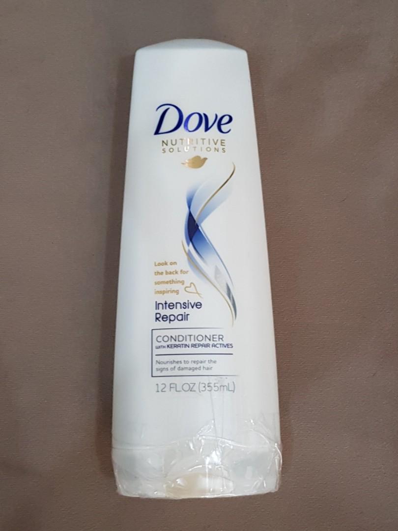 Dove Intense Repair Conditioner (355 ml) (Category: Body Care) located in Quezon City. Submitted by makeupnthings (Listing ID 176657114, Image 1). Description: Made in the US. Item priced to move. Please make an offer so I can reserve the item for you, and we can exchange feedback later. I accept payments thru BPI deposit or Pay Maya only. No meet ups except for items P1k above. Metro Manila SF ranges from 40 (small) - 85 (large) via Xend..
