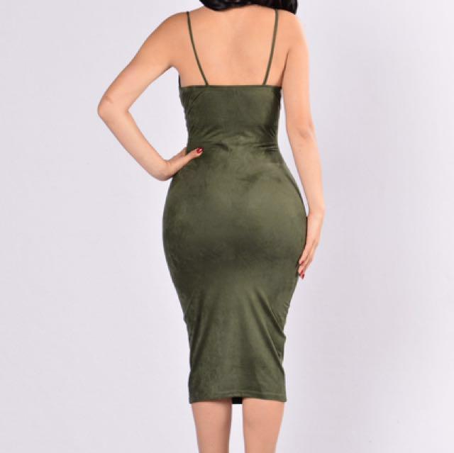 Fashion nova suede dress cheap