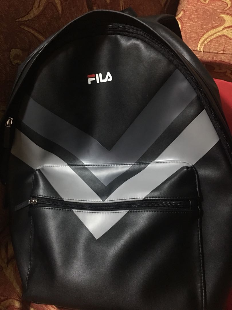 fila backpack leather