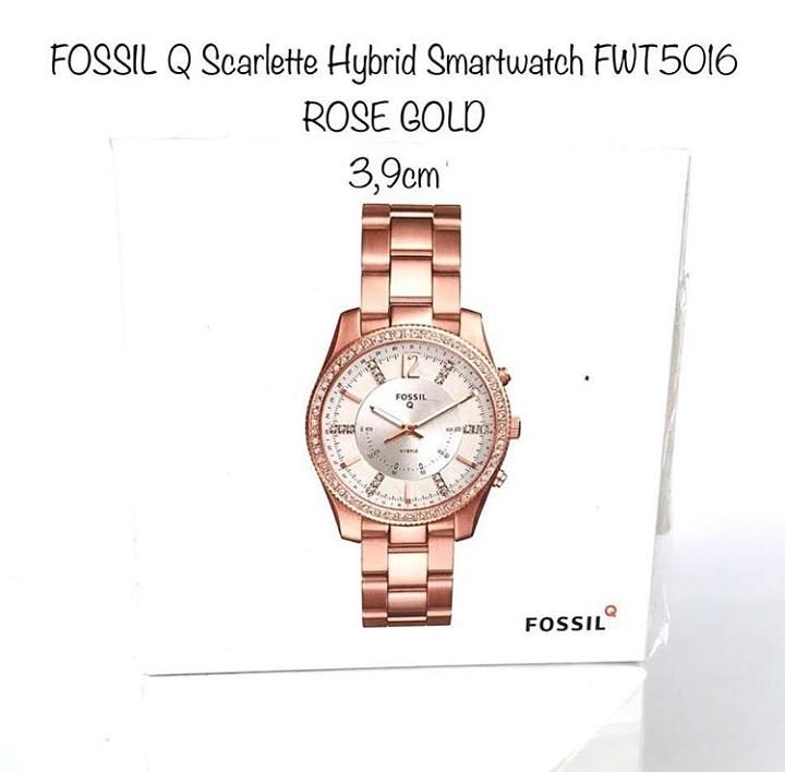Fossil hybrid smartwatch q sales scarlette