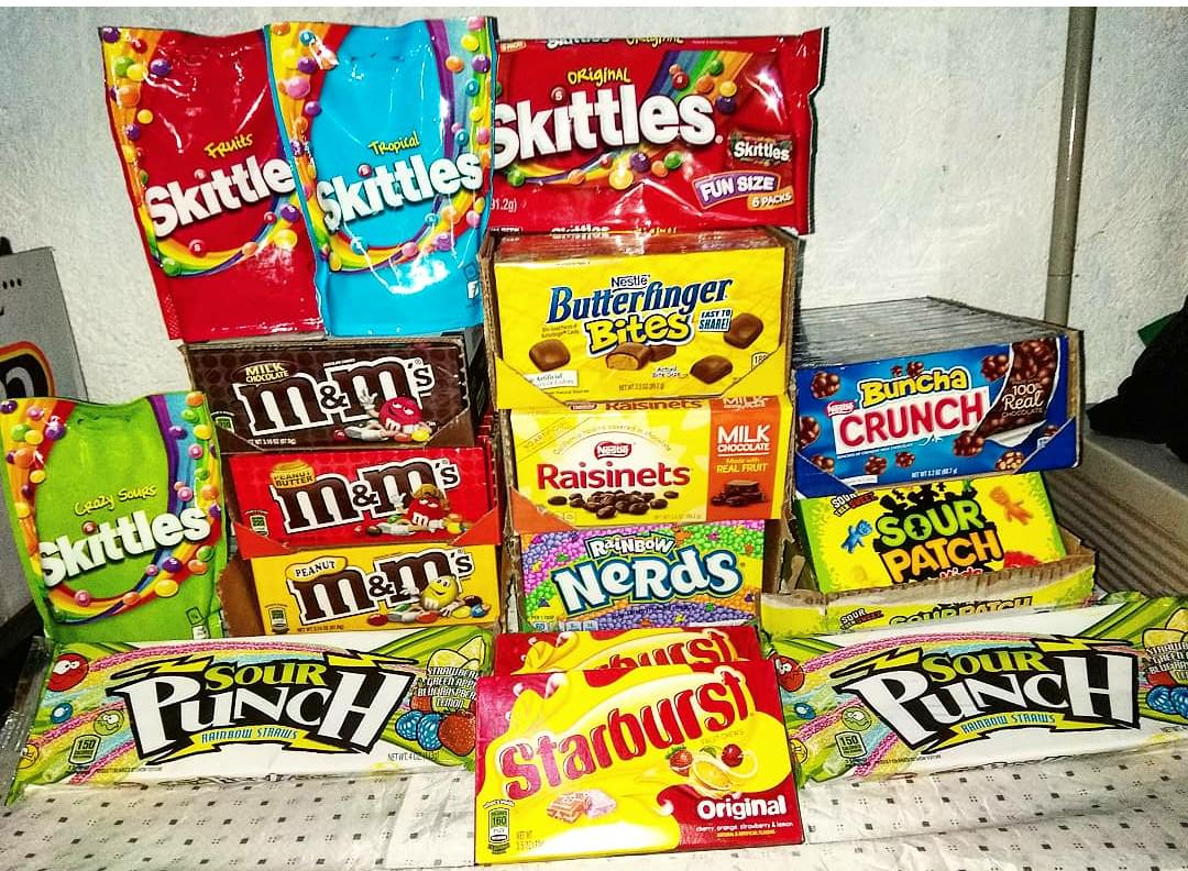 Imported confectionery on sale