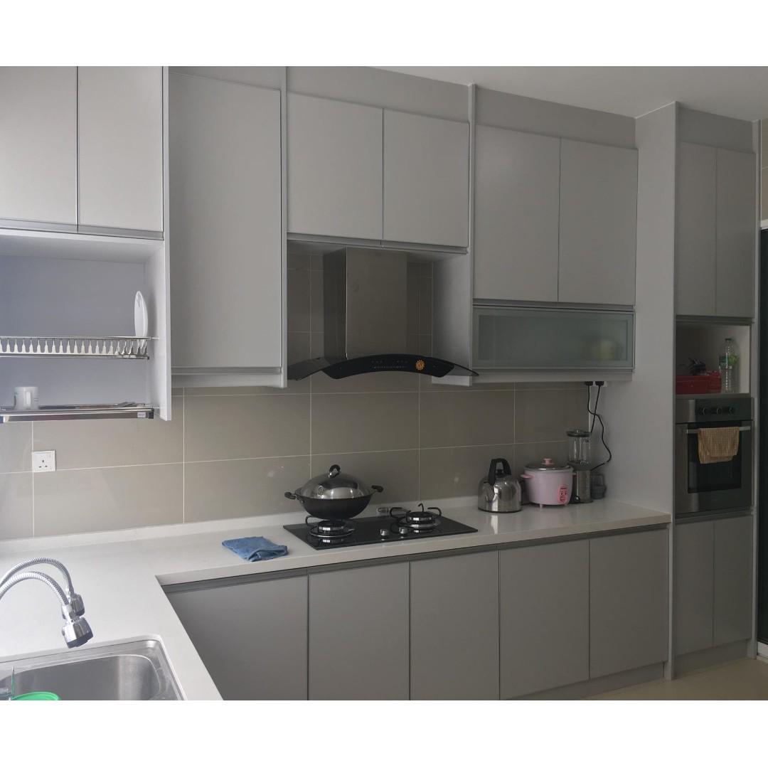 Kabinet Dapur Melamine Kitchen Cabinet Home Furniture