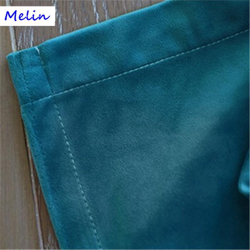 Luxury Blue Velvet Curtains For Living Room Window