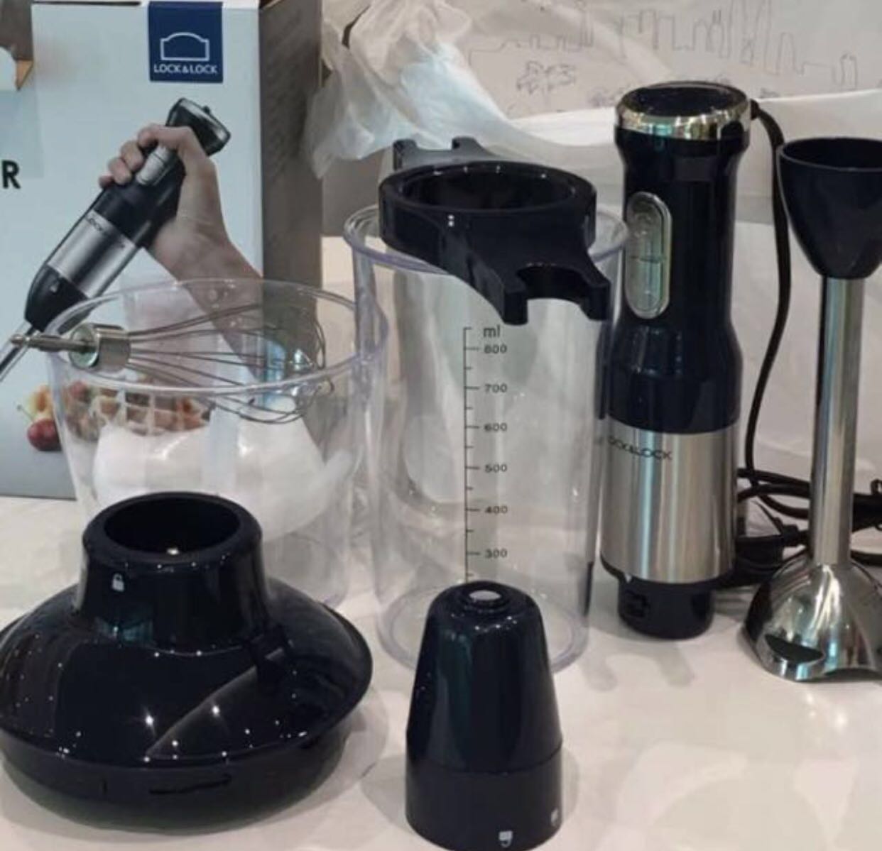 [NEW] Lock & Lock Portable Hand Blender, TV & Home Appliances, Kitchen