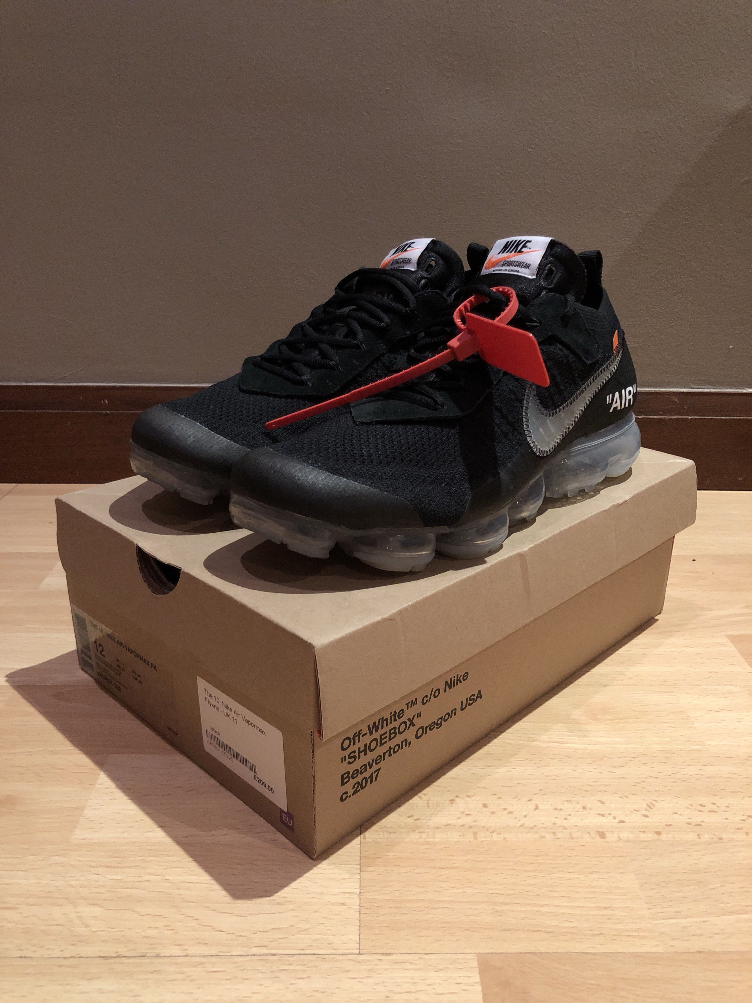 Off White Vapormax Black Box For Sale Off 63
