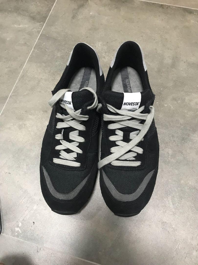 black novesta trainers