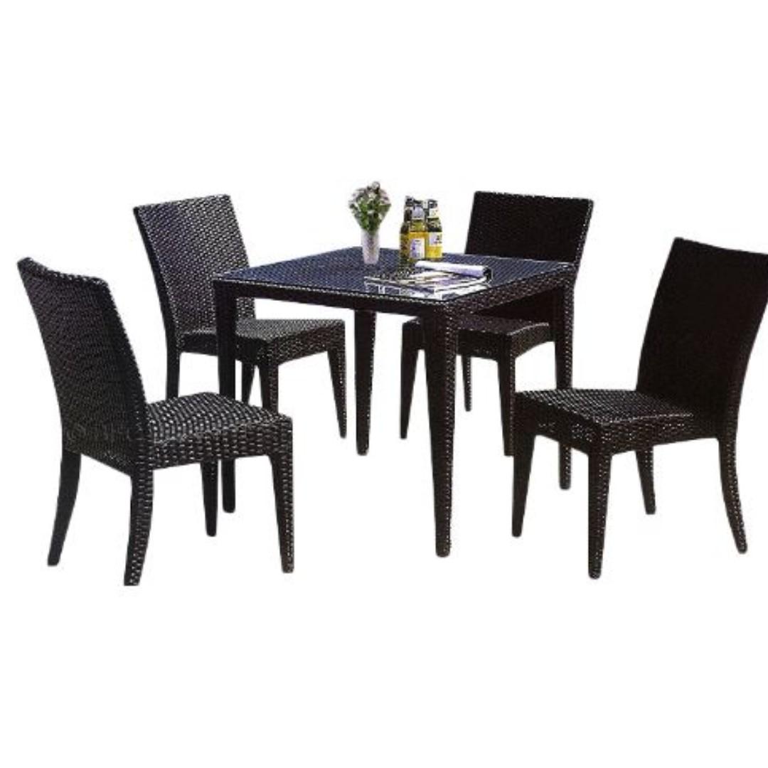 Patio Dining Set Outdoor Rust Free Waterproof Furniture Tables Chairs On Carousell