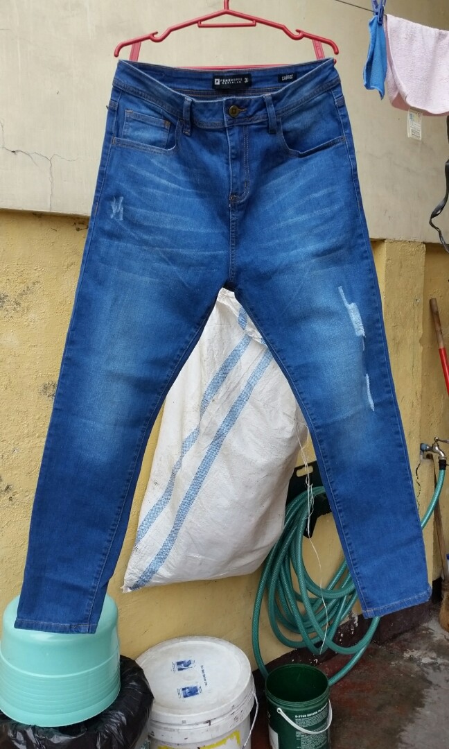 Penshoppe Carrot Fit Jeans, Men's 