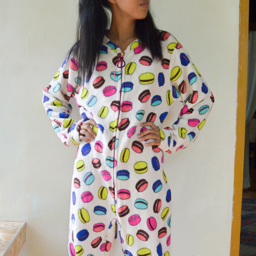 white footie pajamas