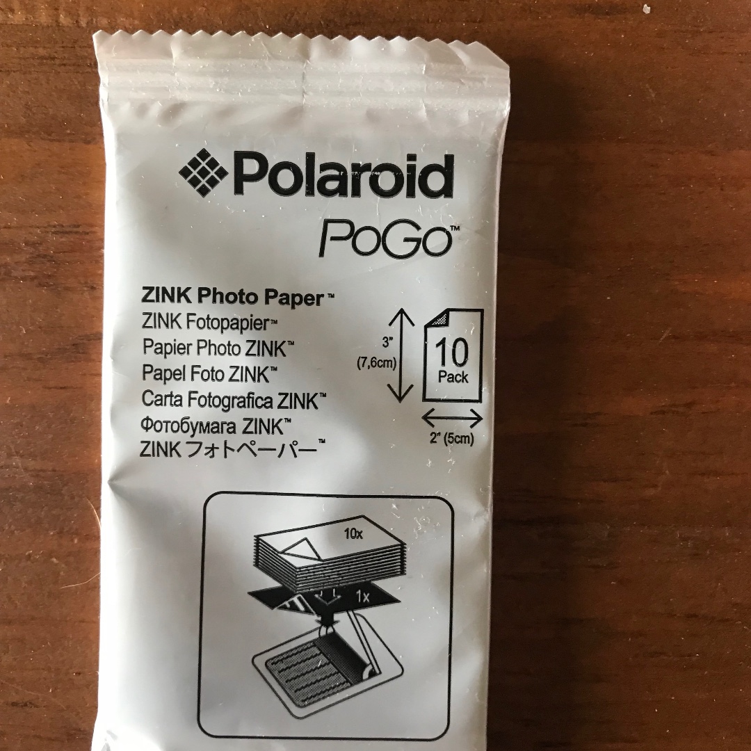Polaroid Pogo zink paper