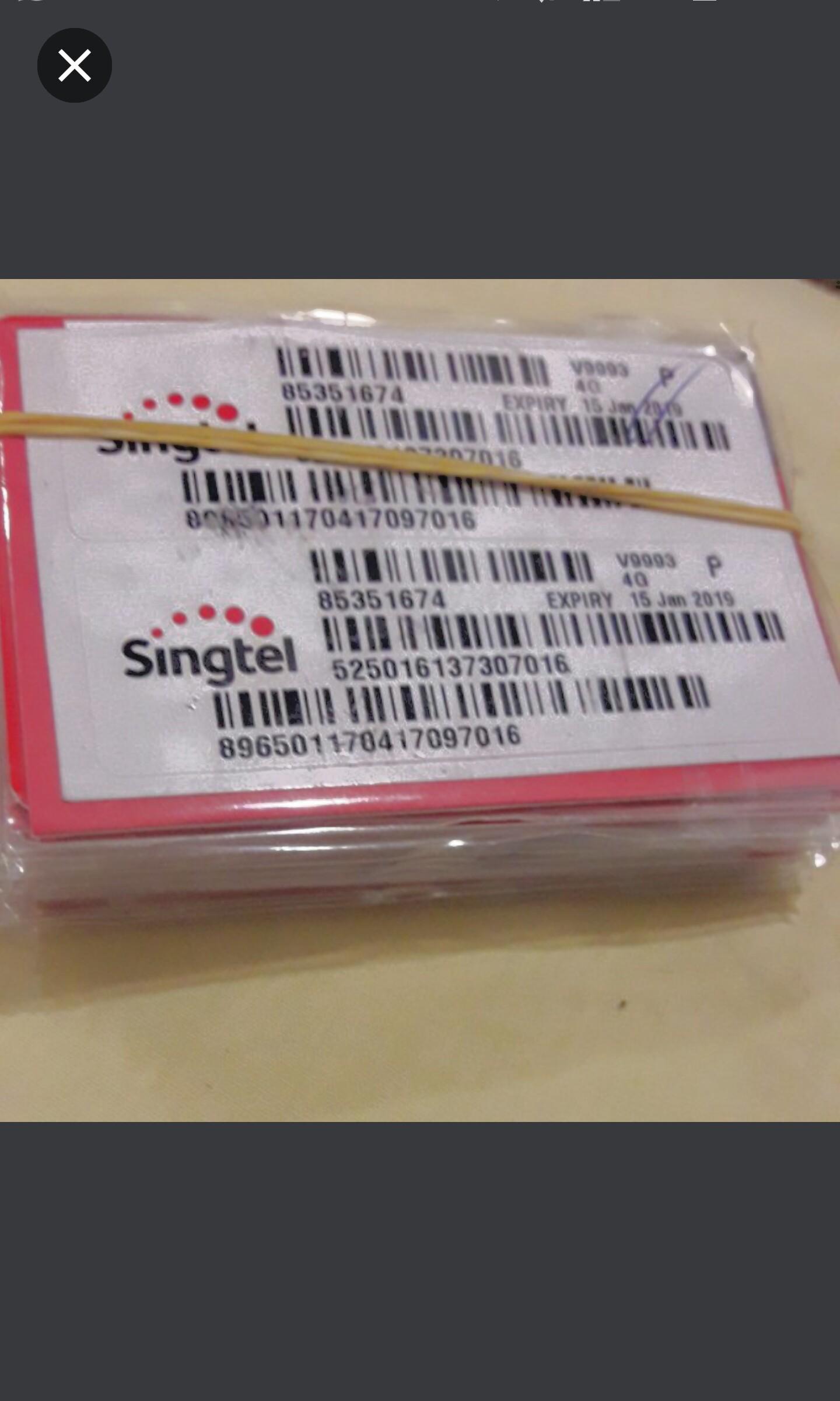 Ppepaid simcard (Category: Sim Cards) located in Singapore. Submitted by rebelzrascal (Listing ID 176728021, Image 1). Description: More info pls ask.golden no price is different..