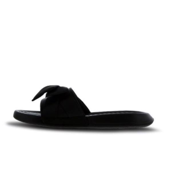 Puma bow sale slides black