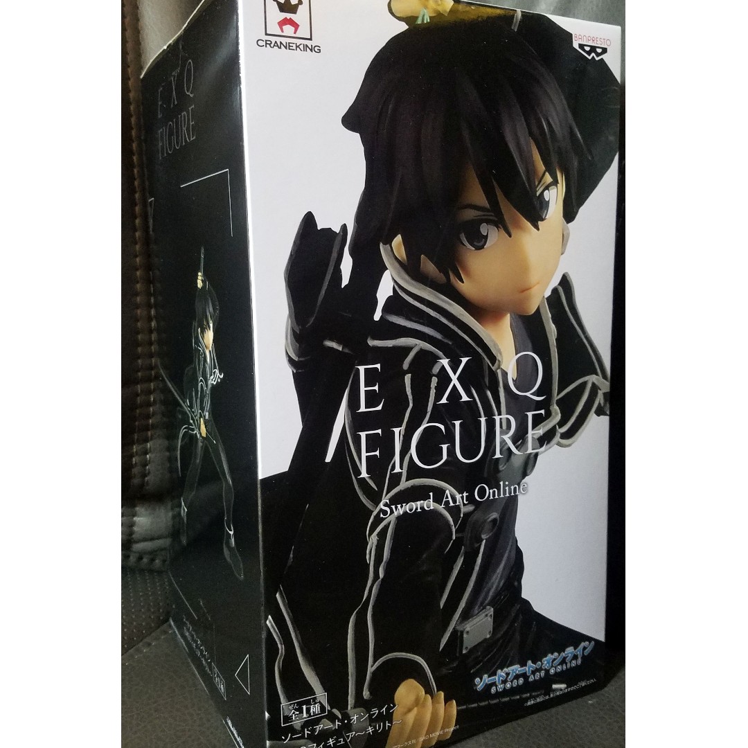 日版sao刀劍神域桐人二刀流exq Figure 玩具 遊戲類 玩具 Carousell