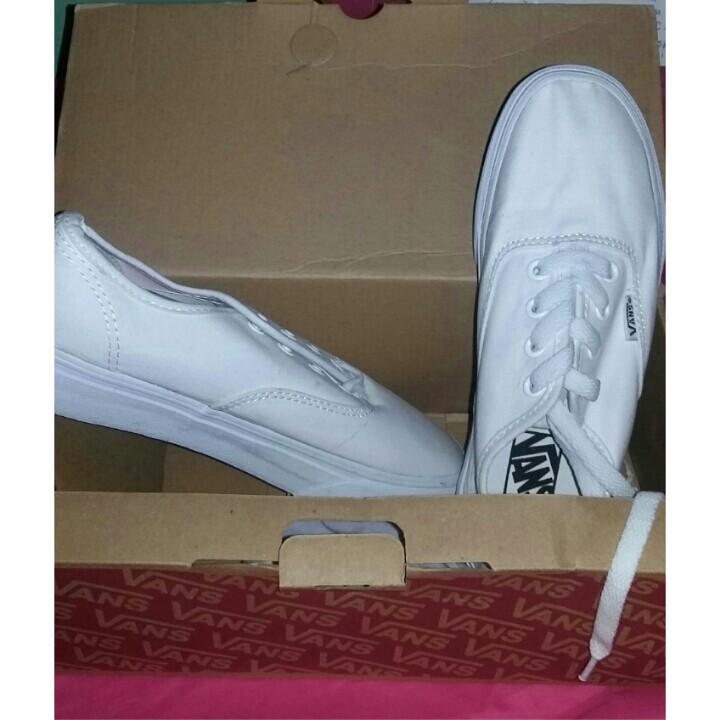 Sepatu Vans Putih Ori China Fesyen Wanita Sepatu Di Carousell