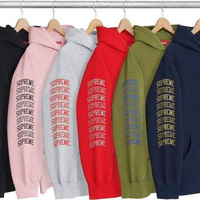 Supreme hoodies sizing hotsell