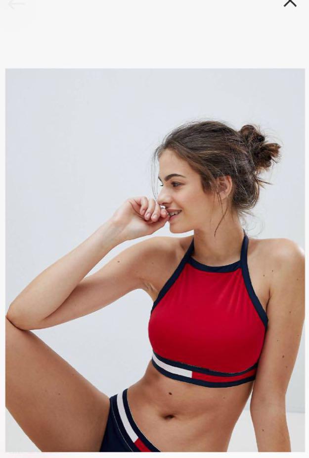 tommy hilfiger high neck bikini