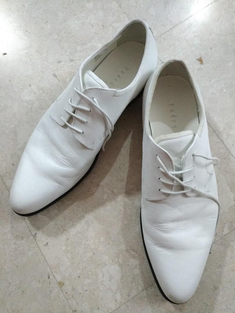 White formal shoes top