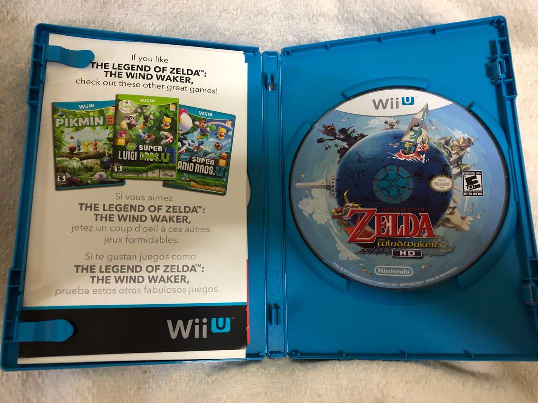 Zelda Wind Waker HD, Item, Box, and Manual