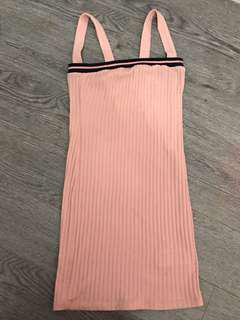 URBAN OUTFITTERS PINK COTTON DRESS