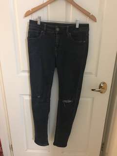 G-STAR 3301 ripped skinny jeggings jeans