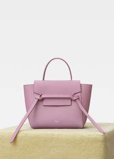Celine belt nano dusty rose