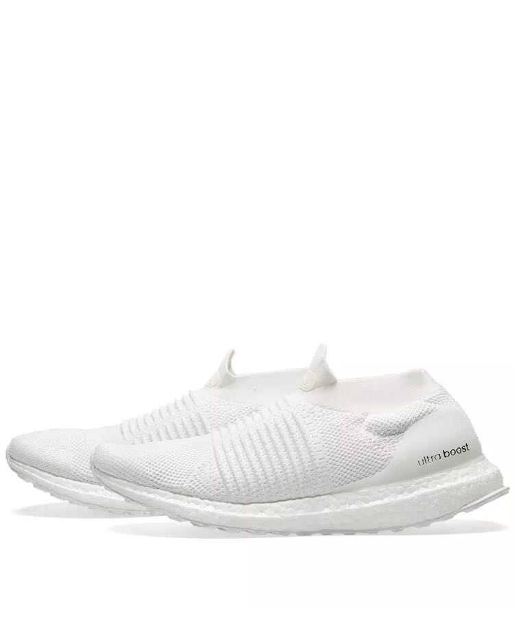 Adidas Ultra Boost No Lace White, Men's 