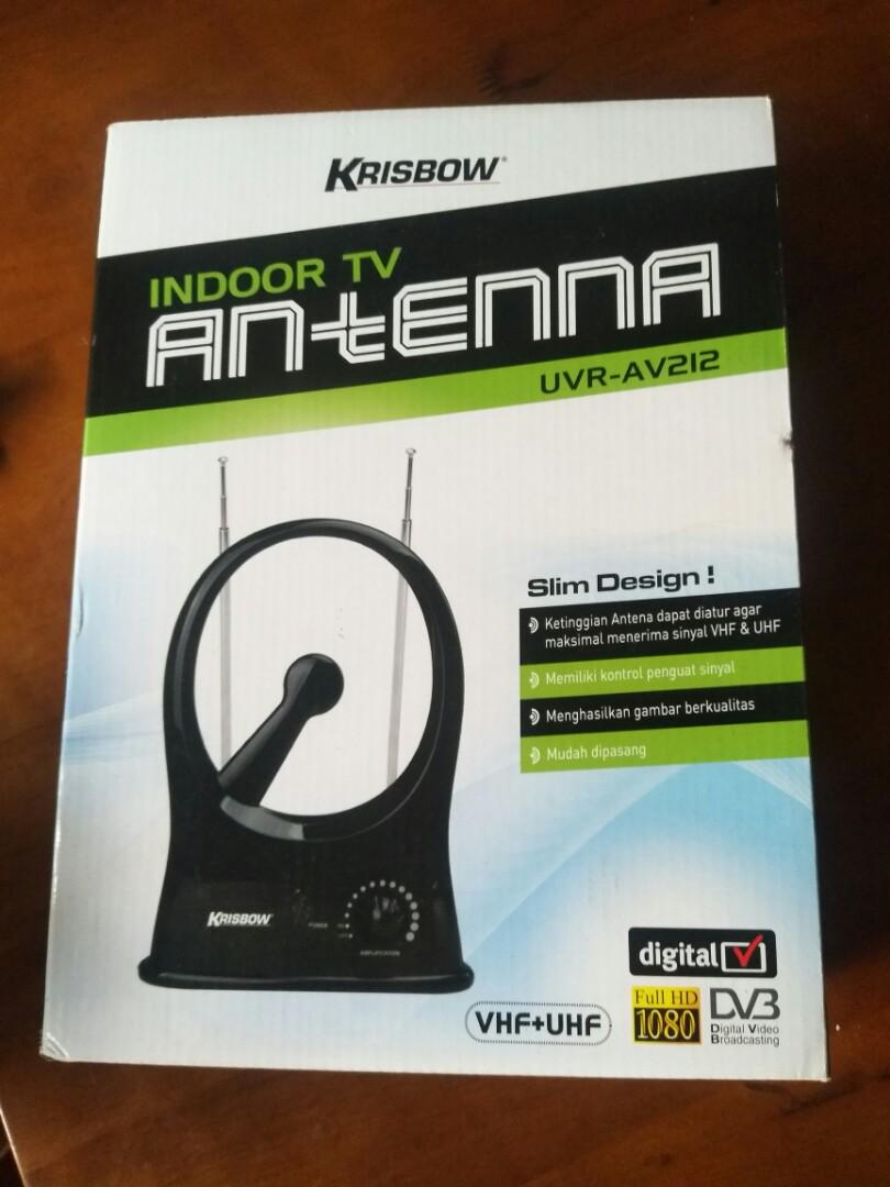 Antena Tv Indoor Krisbow, Perabotan Rumah di Carousell