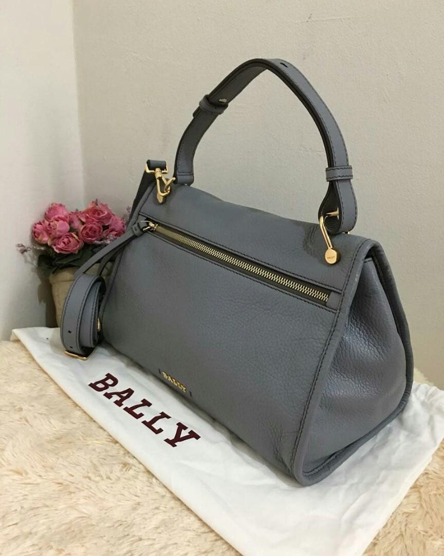 Authentic Bally Bloom Hobo Grained Leather, Women's Fashion, Bags