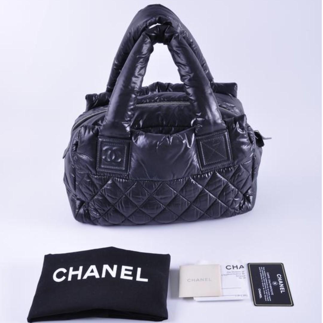 Chanel Coco Cocoon Nylon Tote Bag, Luxury, Bags & Wallets on Carousell